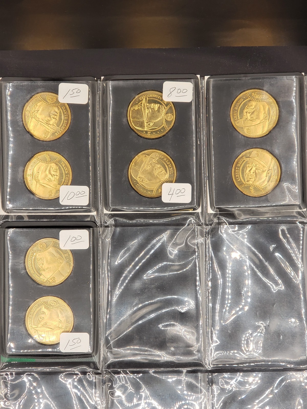 80+ - 1997 Pinnacle Mint Coins Brass inc Ken Griffey Jr.