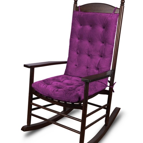 Rocking Chair Cushion Large Rocking Chair Pads with Ties Premium Tufted High ...