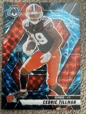 2025 Panini Mosaic Cedric Tillman GENESIS Prizm #197 Cleveland Browns Case Hit