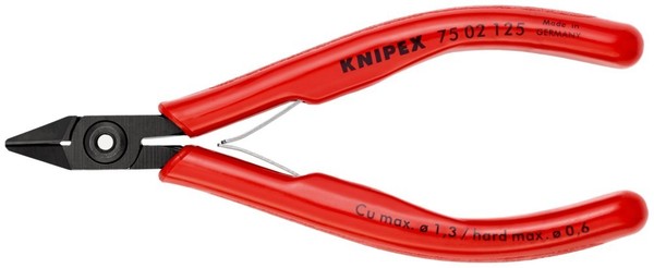 Knipex-Werk Elektronik-Seitenschneider 75 02 125 Sb Seitenschneider-image
