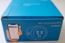 4 Pack AvatarControls Smart Plug, Wi-Fi Mini Socket Outlet, Alexa, Google Home