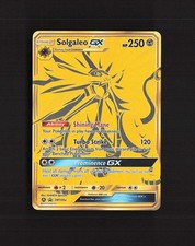 Solgaleo GX SM104a Sun & Moon Full Art Black Star Promo Holo Pokemon Card DMG on eBay