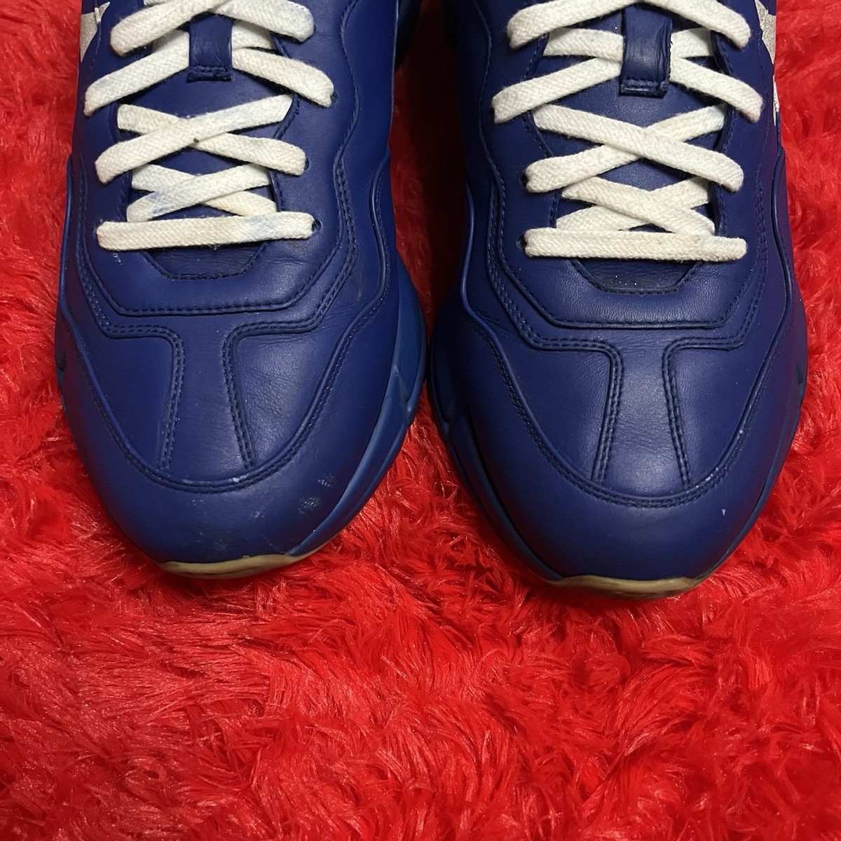 Size 10.5M US (10G) - Gucci Rhyton NY Yankees Blue | eBay