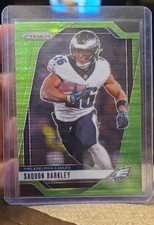 2024 Panini Prizm - Saquon Barkley #232 Neon Green Pulsar Prizm