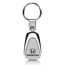 , INC. Officially Licensed Silver Teardrop Key Fob for Honda