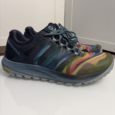 Merrell Nova 2 Special Edition Rainbow Mountain Trail Running Mens 10.5 Vibram