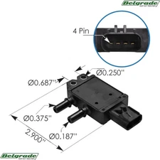 577.90513 DPF Pressure Sensor Replaces Cummins 2871960 ISB ISL ISX - 2010-2016