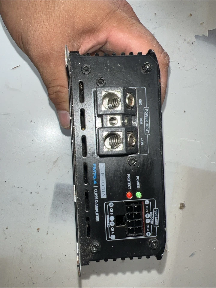 DB Drive Euphoria FM75.4 4-Channel Class D Amplifier, 75 Watts RMS - Image 2 of 4