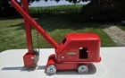 Vintage Pressed Steel 1950s Tonka Steam Shovel Crane.