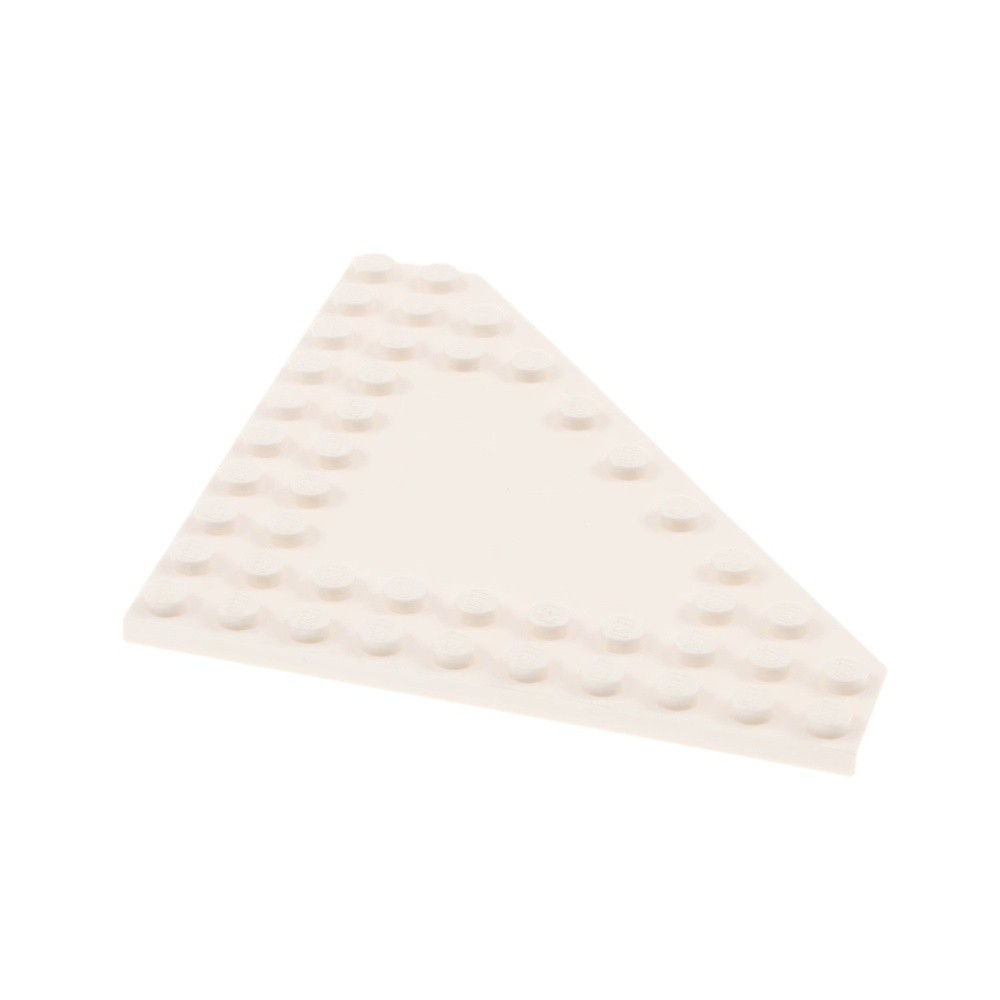 1X Lego Wing Plate 10X10 Cream White Wedge Corner Shuttle 60080 92584