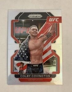 2022 Panini Prizm UFC #121 Colby Covington - SILVER PRIZM