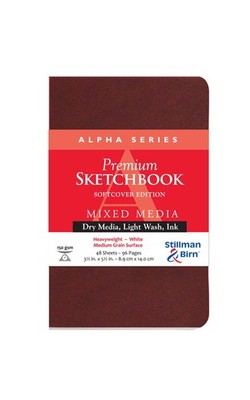 Stillman & Birn Alpha Series - Softcover Sketchbook - Portrait 3 x 5 - 150gsm