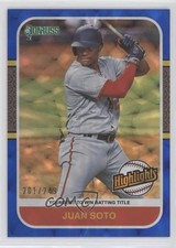 2021 Panini Donruss Highlights Blue 201/249 Juan Soto #HI3 0m4q