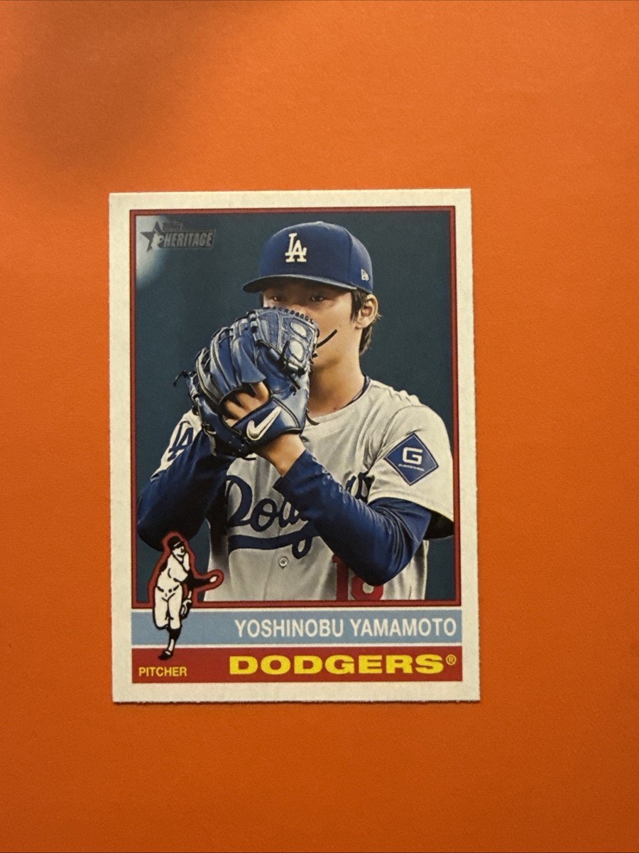 Yoshinobu Yamamoto 2025 TOPPS HERITAGE IMAGE VARIATION SP #172