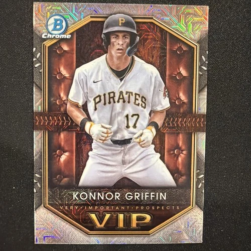 New Listing2025 Bowman -Very Important Prospects Konnor Griffin #VIP-20 Mojo Refractor (RC)