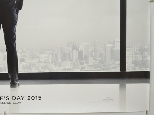 FIFTY SHADES OF GREY (2015) Original Quad Movie Poster (ADV) Jamie Dornan - Picture 5 of 6