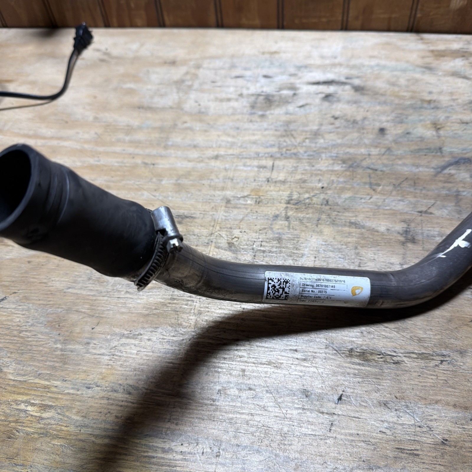 2017-2021 Maserati Ghibli 3.0L Fuel Filler Neck Hose Tube Pipe 670100714 OEM