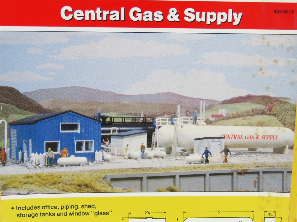 N 1/160 Scale Walthers Cornerstone Kit 933-3213 Central Gas & Supply - Image 2 of 4
