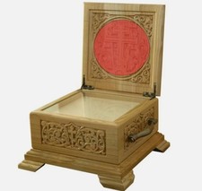 Reliquary Box Orthodox Christian Carved Wooden Handcarved 