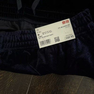 パンツ OOTHO Original Velour Easy Pants / Navy Uniqlo Soft Velour Easy Pants Navy Women's M | eBay
