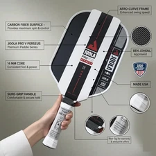 JOOLA Perseus BEN JOHNS Pro IV 16mm Pickleball Paddle | FAST SHIPPING |Brand New