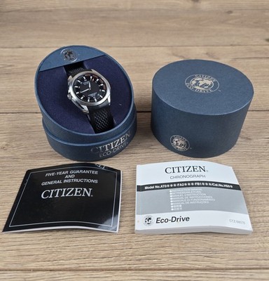 Citizen Eco Drive Titanium Golf Mens Watch GN-4W-S Date Box & Papers Rare