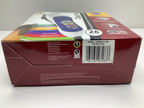New Wahl Color Pro Complete Hair Cutting Kit 26 Piece Corded Clippers 79300-1010 - Afbeelding 5 van 5