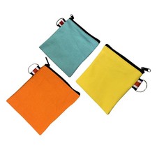 Stylish Canvas Travel Makeup Bag Durable Zipper Coin Pouch Multi-Functional O...