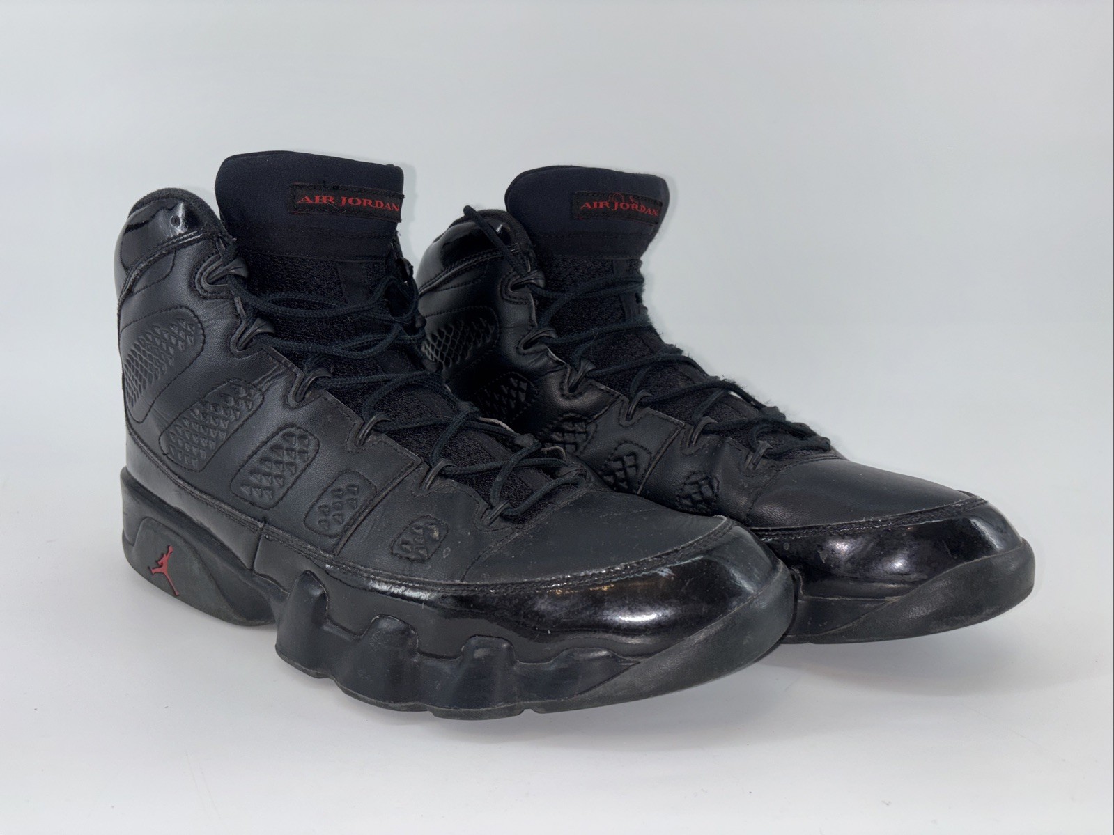 Jordan 9 Retro Bred Patent Size 15 Pre-Owned 302370-014