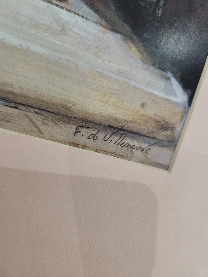 Large Blackwood Framed Print "Kitchen Trattoria" by Fabrice De Villeneuve - image 3 of 4