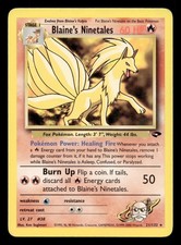Blaine's Ninetales 21/132 Gym Challenge Pokemon Unlimited NM on eBay