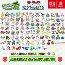 ✨CHOOSE ANY 6IV SHINY MEGA POKEMON🚀POKEMON LEGENDS ZA DLC✨Online delivery⚡ALPHA