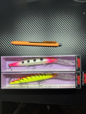 (2) Rapala Jointed Down Deep Husky Jerk DHJ-14 Jerkbait Fishing Lure Lot of 2