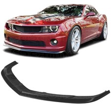 Fits 10-13 Chevy Camaro Ss V8 Front Bumper Lip Splitter Slp Style Pu Black