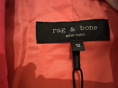 Rag & Bone Women’s BRAND NEW Pink Blazer – US 12 / UK 14 - new with tags - Picture 2 of 4