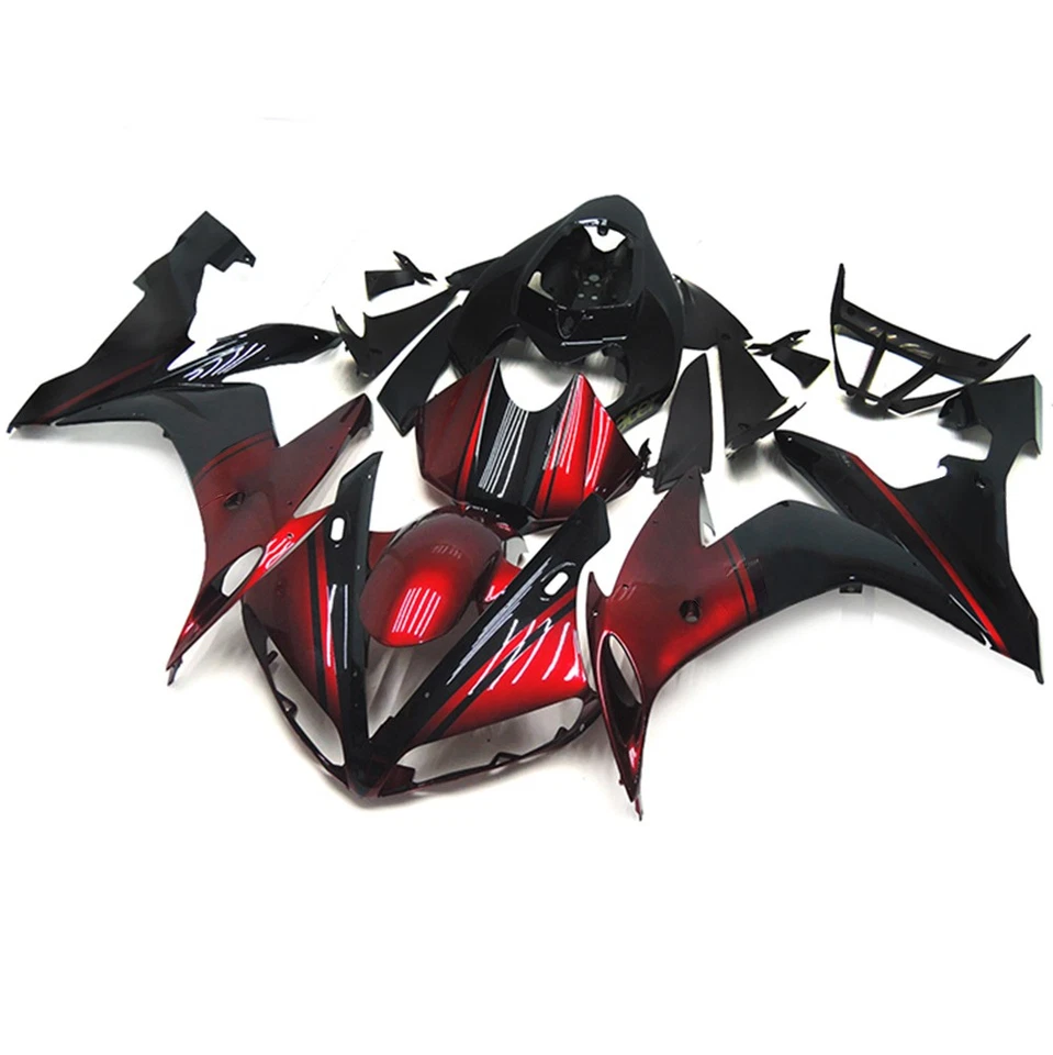 Kit de carrocería ABS negro rojo para Yamaha YZF1000 R1 2004 2005 2006 YZF R1 Foto 2 de 4