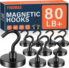 Magnetic Hooks Heavy Duty 80Lb Strong Magnetic Hooks for Cruise Cabins...