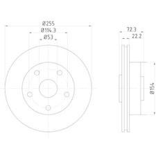 Disque de frein Mazda 929