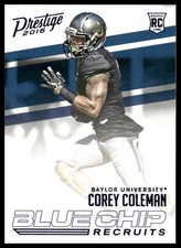 Corey Coleman Rookie 2016 Panini Prestige #5 Blue Chip Recruits Baylor Bears