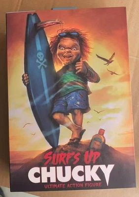 NECA Chucky Surfs Up Comic Con 2025 Ultimate Action Figure In Stock Christmas gf