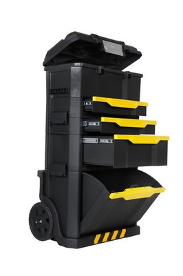 Stanley 1-79-206 rollende Werkstatt Werkzeugbox Werkzeugtrolley 3 Boxen 1739628