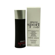 Giorgio Armani Sport Code 2.5oz 75ml Men's EDT NIB 100% AUTHENTIC