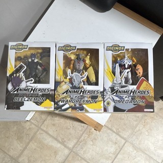 Anime Heroes Digimon Figure Lot Beelzemon WarGreymon Omegamon New