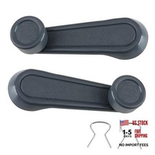 2 Pcs Manual Window Crank Handle Compatible With 1973-2017 Multiple Series 2 Pcs Manual Window Crank Handle Compatible With 1973-2017 Multiple Series