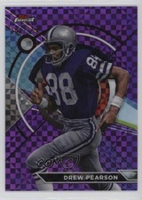 2023 Composite Topps Finest Purple Checkerboard Refractor Drew Pearson HOF 19zq