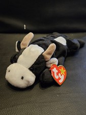 Beanie Baby Daisy Cow RARE Indonesia Made TY * Mint Condition * vintage 