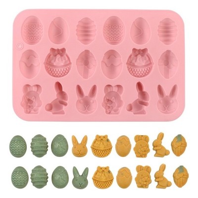 Silicone Chocolate Cake Mould Easters Themed Mold for Candy Dessert Bakewares