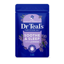 Dr Teal's Epsom Salt Magnesium Soak, Soothe Sleep with Lavender, 3 lbs