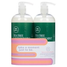 Paul Mitchell Tea Tree Lavender Mint Soothing Hydration Liter Duo