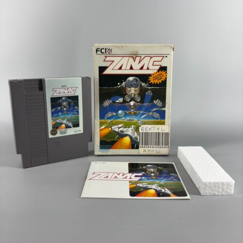 Zanac (NES, Nintendo Entertainment System, 1987) con caja y manual - probado - Imagen 2 de 6